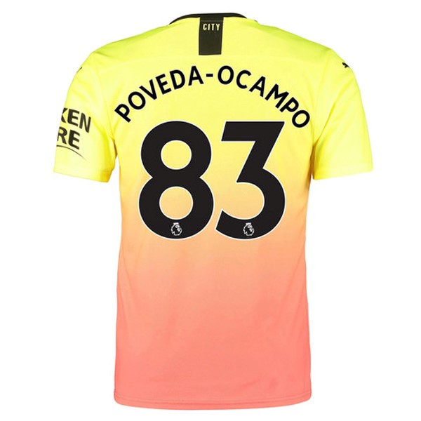 Camiseta Manchester City NO.83 Poveda Ocampo Replica Tercera Ropa 2019/20 Naranja